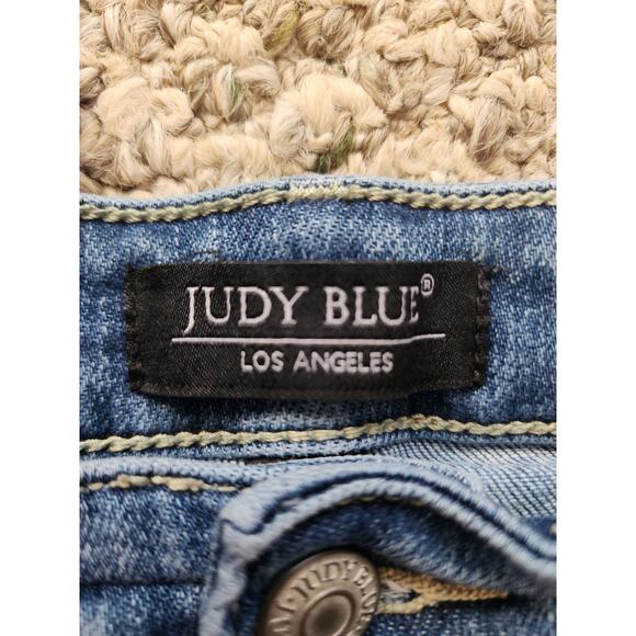 Judy Blue Boyfriend Fit 9/29 Blue Denim Jeans - Picture 6 of 12